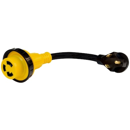 Valterra 30AM-30AF DETACH ADAPTER CORD, 12IN, BULK A10-3030DBK